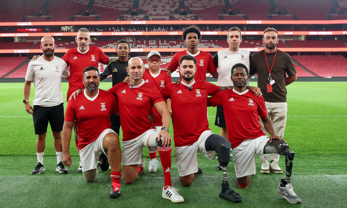 Benfica apresentou equipa de futebol de amputados